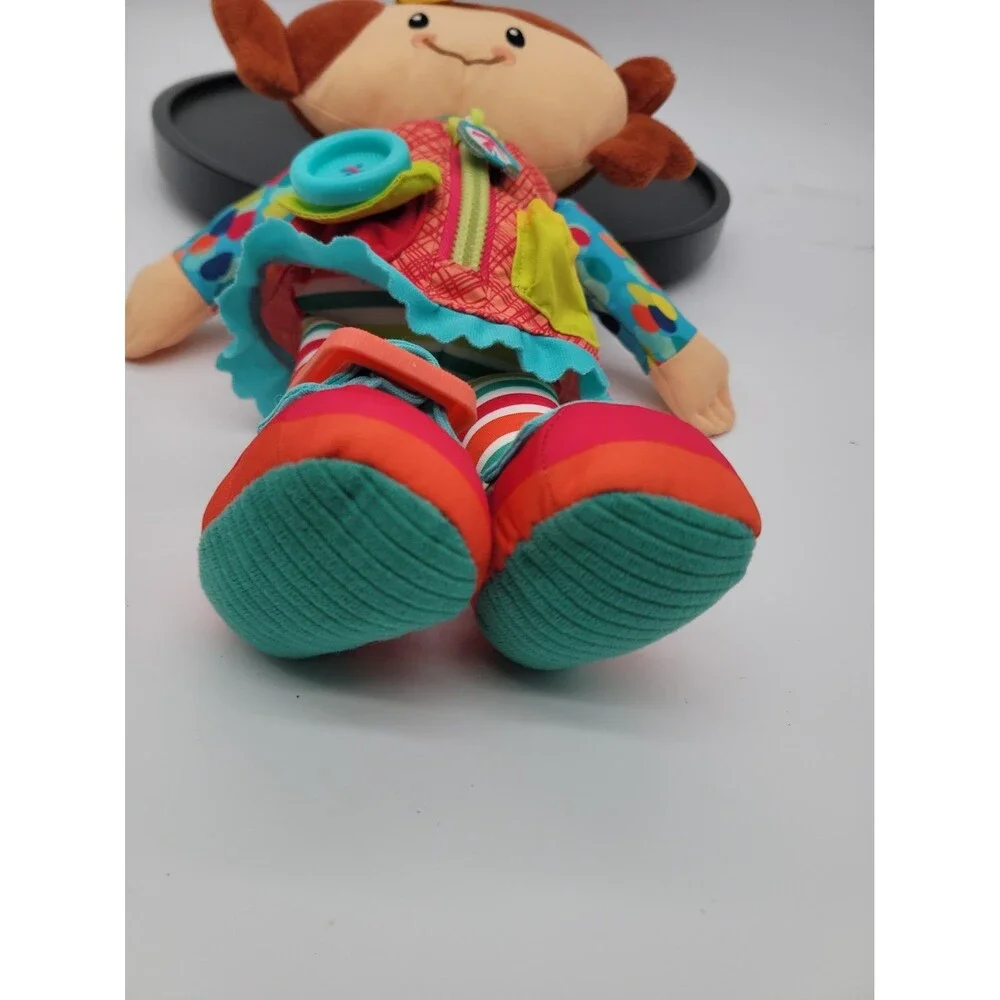 Playskool Dressy Bessy Hasbro 15” Button Zip Close Buckle Pull Learn To Dress